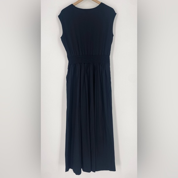 Banana Republic Black Notch-Neck Maxi Dress - Picture 3 of 10